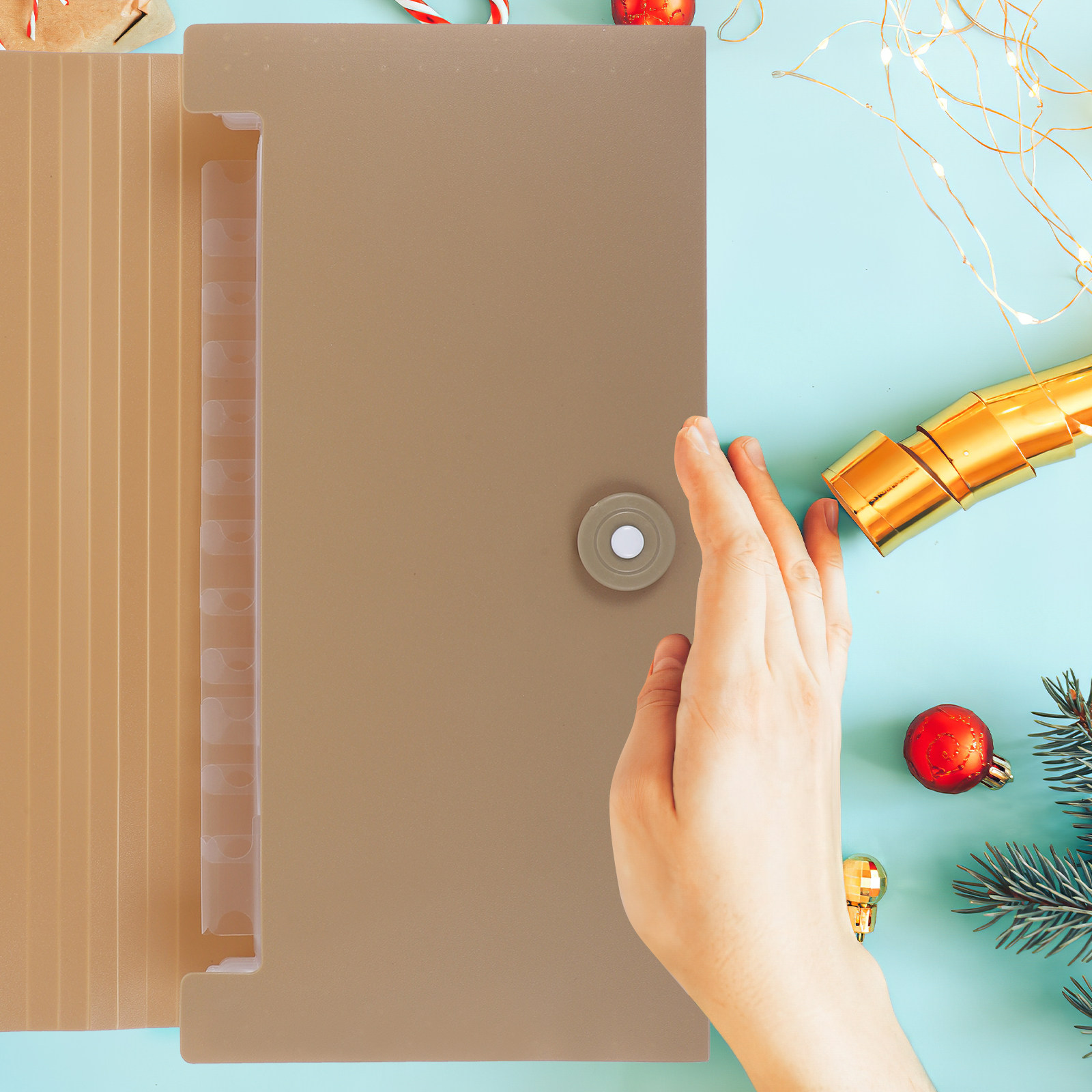 13 Pockets Expanding File Fold - đánh giá và giá Expandable Accordion File Folder 13 Pockets